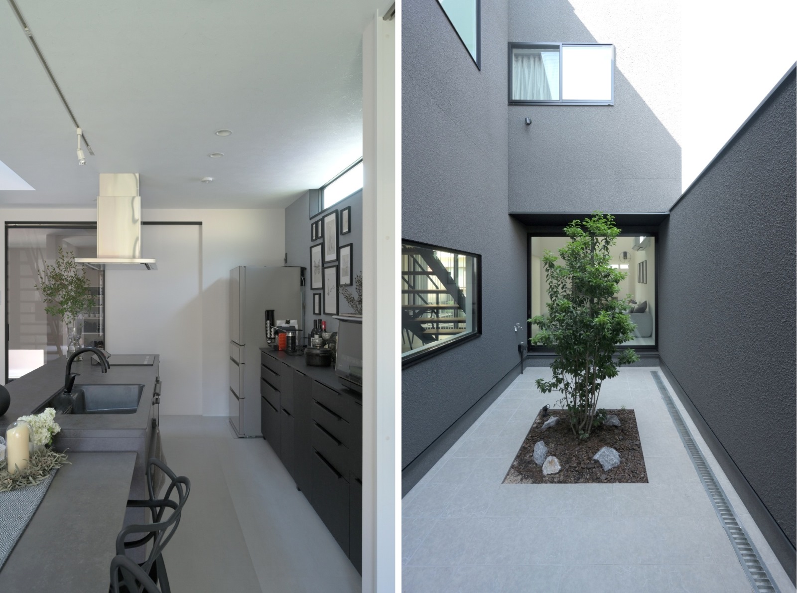 隠して魅せる家